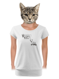 dámské tričko s lemem