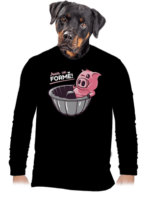 Ve formě pánské dlouhý rukáv Black