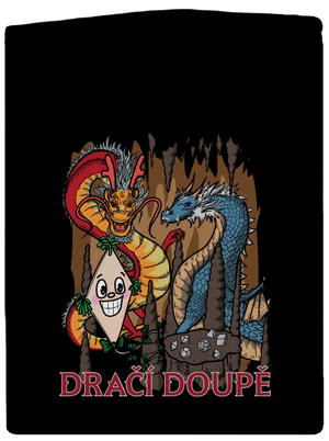 Dračák dámská mikina na zip Black