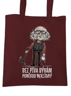 Neklidný bez piva taška Chocolate