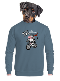 unisex mikina bez kapuce