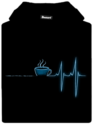 Coffee help dětská mikina klokanka Black