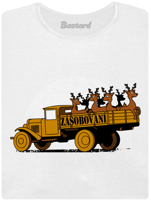 Zásobování dámské tričko premium White