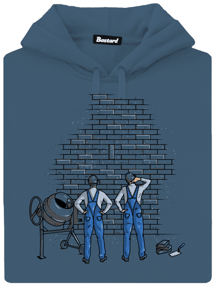 Zedníci dámská mikina klokanka Denim