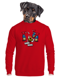 unisex mikina bez kapuce