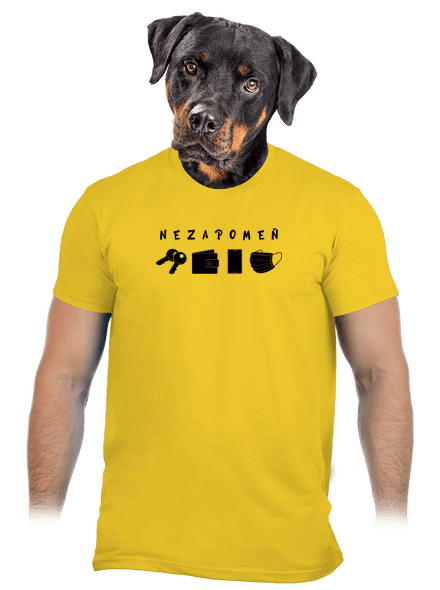 Nezapomeň pánské tričko Gold