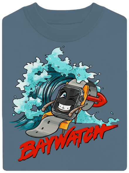 Baywatch unisex mikina bez kapuce Nordic Blue