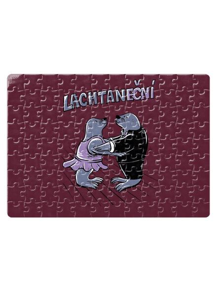 Lachtaneční puzzle White