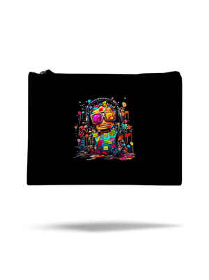 Workaholic robot taštička Black