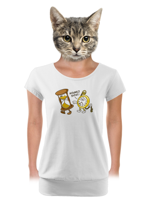 dámské tričko s lemem