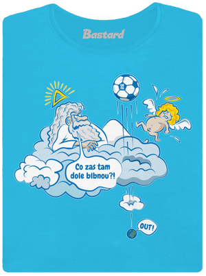 Out dámské tričko s lemem Blue Atol