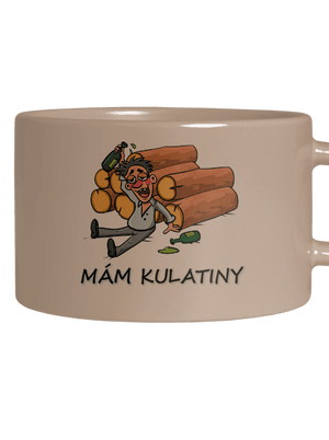 Mám kulatiny hrnek makronka Brown Macaron