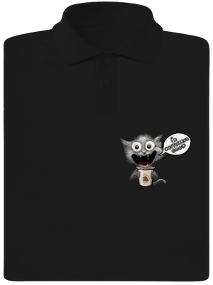 I’m coffeeling good pánská polokošile Black