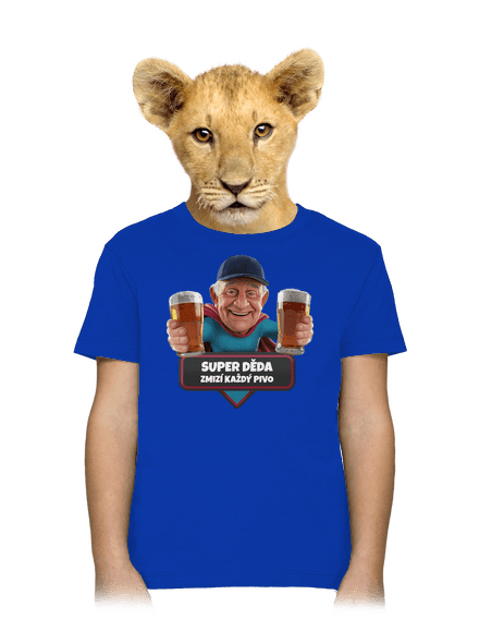 Super děda dětské tričko Royal Blue