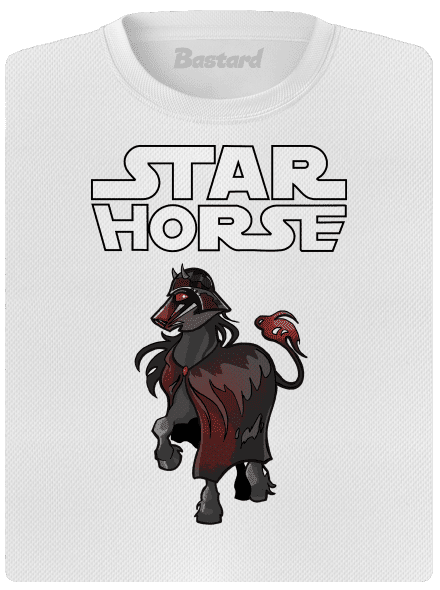 Star horse dámské sportovní tričko White