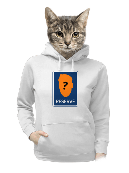 Značka réservé dámská mikina klokanka White