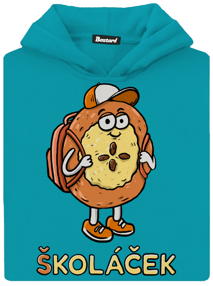 Školáček dětská mikina klokanka Hawaiian Blue