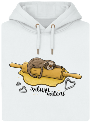 Miluju válení unisex mikina premium Snowwhite