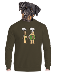 unisex mikina bez kapuce