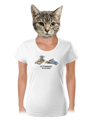 Co tě nezabije dámské tričko White