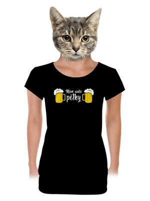 dámské tričko s lemem