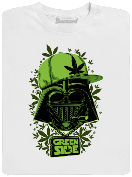Green Side pánské tričko White
