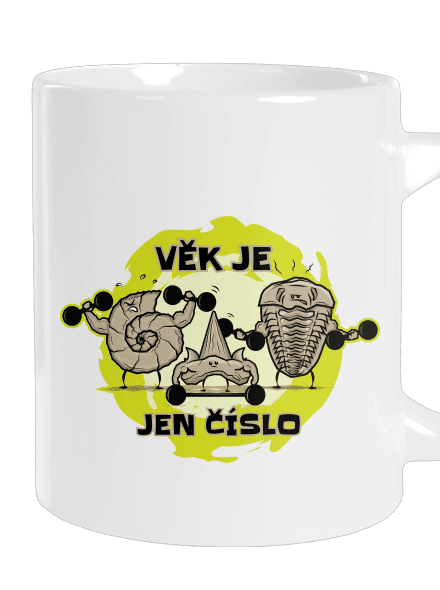 Věk je jen číslo velký hrnek White