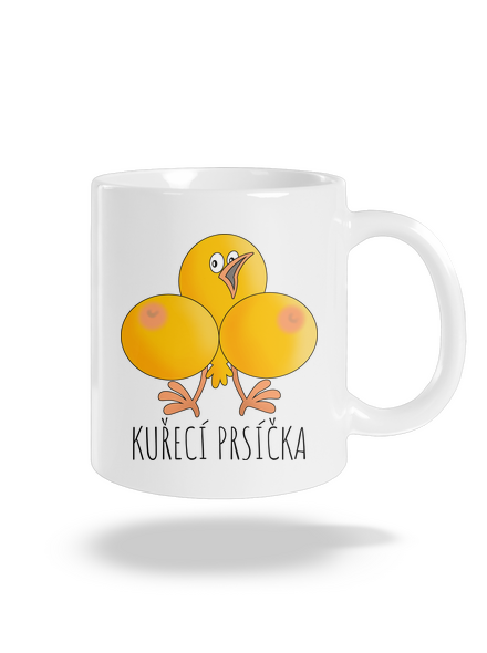 Kuřecí prsíčka klasický hrnek White