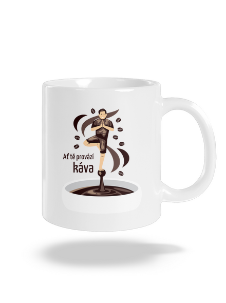 Káva provází klasický hrnek White