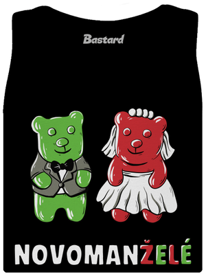 Novomanželé z želé dámské tílko klasické Black