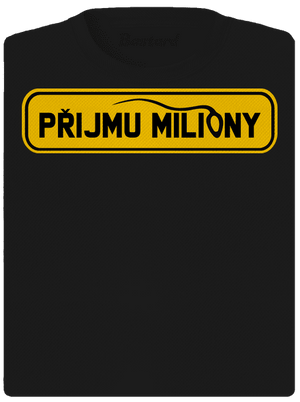 Miliony dámské sportovní tričko Black