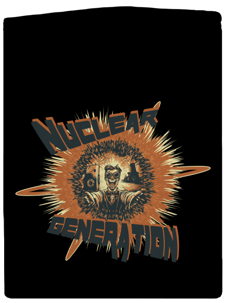 Nuclear generation 2 dámská mikina na zip Black