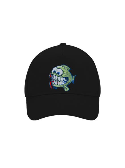 Hladová rybka kšiltovka baseballka Black