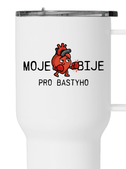 Moje srdce bije termohrnek White
