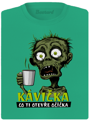 Zombie kávička dámské sportovní tričko Mint Mal