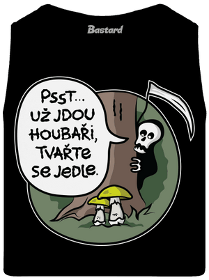 Muchomůrky zelené pánské tílko Black