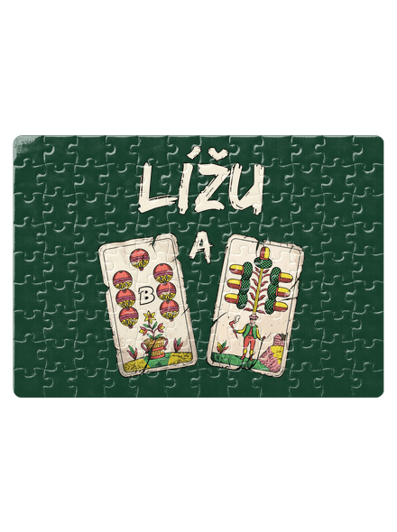 Kule a žaludy puzzle White