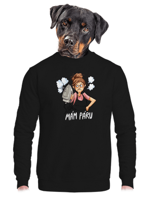 unisex mikina bez kapuce