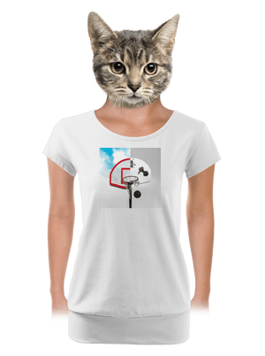 dámské tričko s lemem