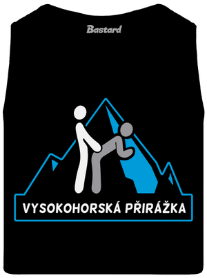 Vysokohorská přirážka pánské tílko Black