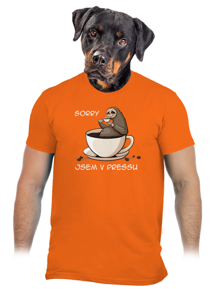 V pressu pánské tričko Orange