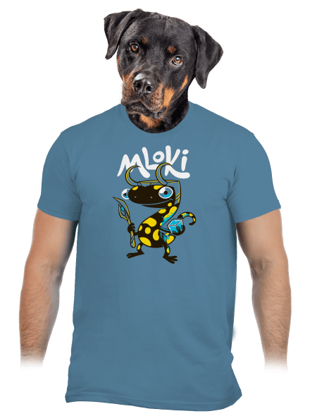 mLoki pánské tričko Stone Blue
