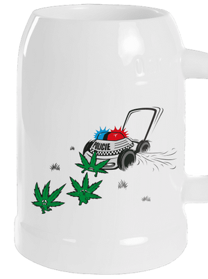 Ganja krize půllitr White