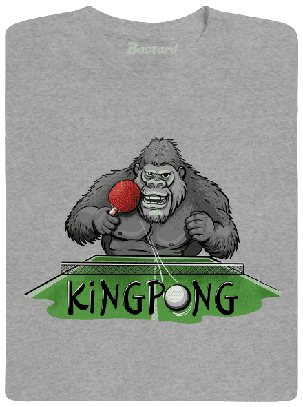 King pong pánské tričko Sport Grey