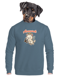 unisex mikina bez kapuce