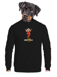unisex mikina bez kapuce