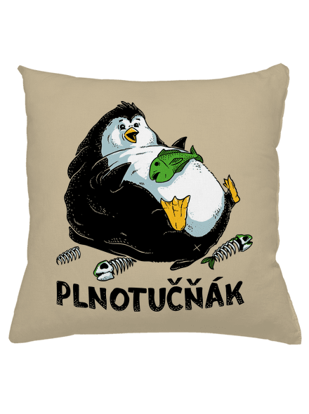 Plnotučňák polštář Beige