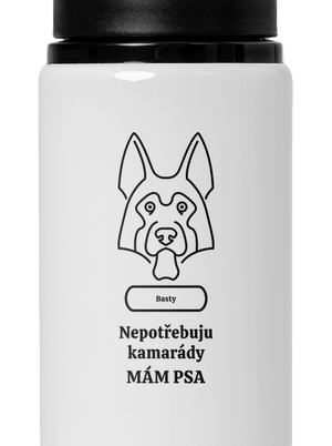 Nemůžu, mám psa lahev na vodu White