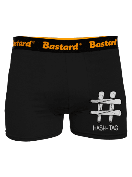 Hash tag boxerky Black