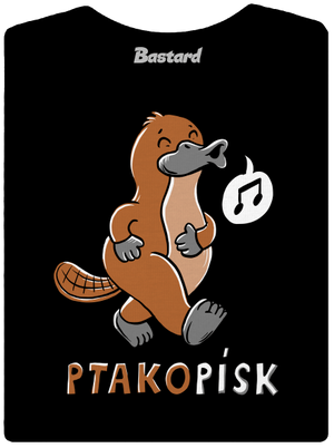 Ptakopísk dámské tričko Black